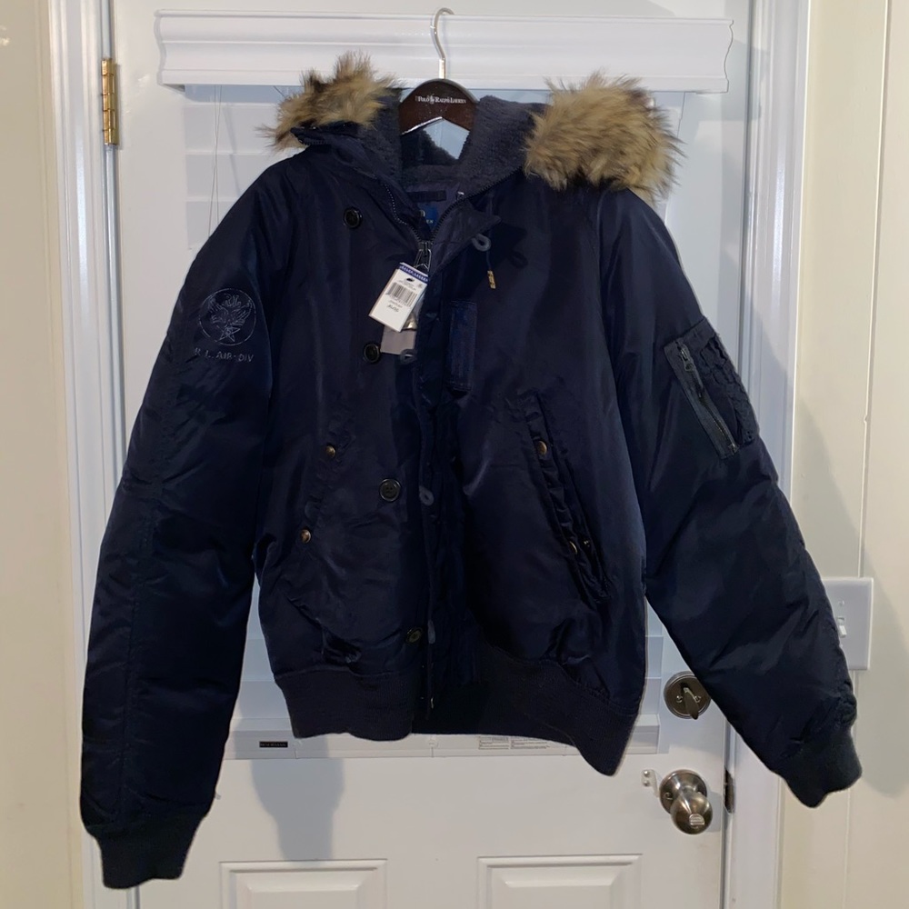 Polo Ralph Lauren Aviator Jacket w/ removable fur